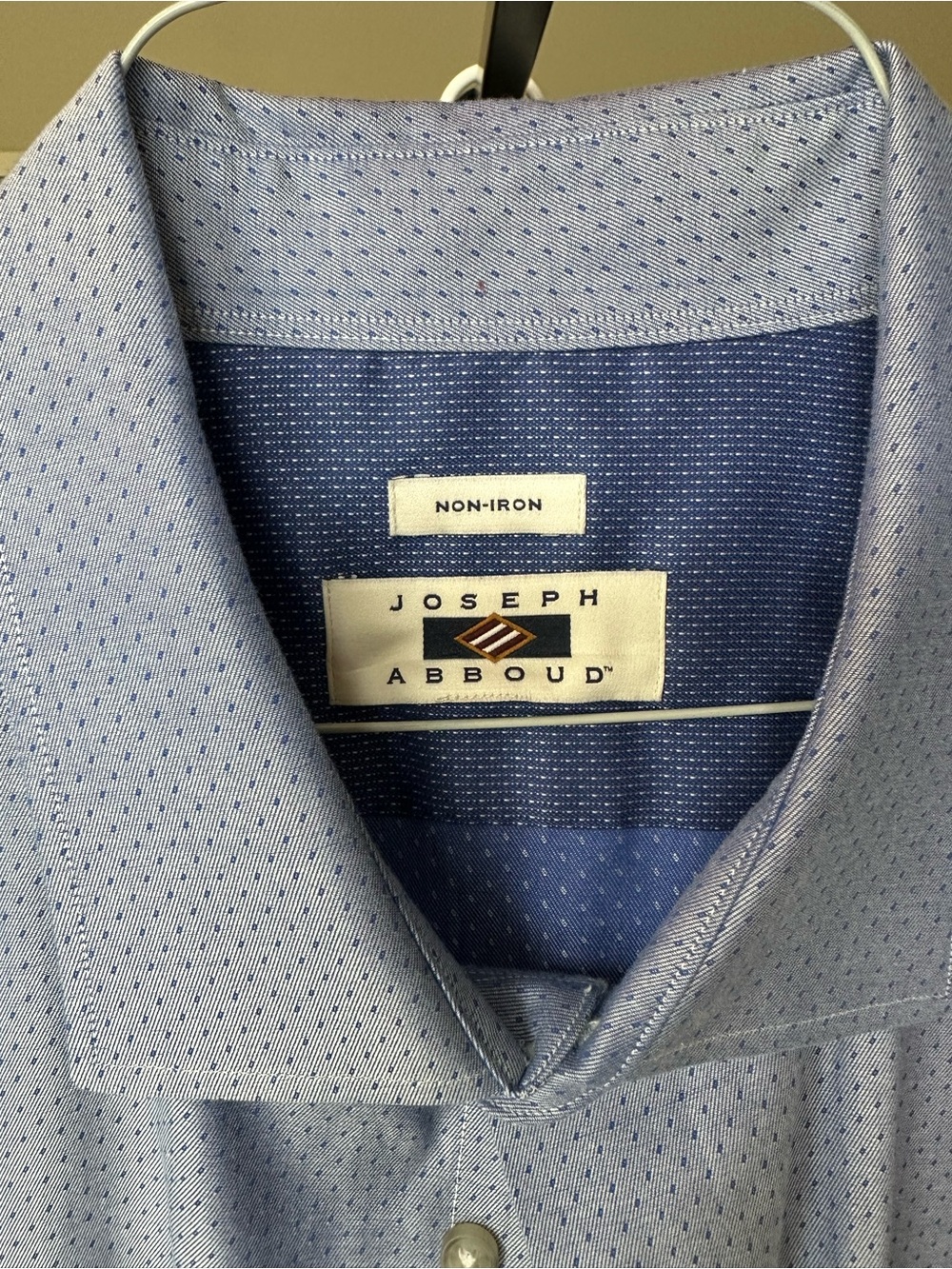 Joseph Abboud Light Blue Tailored Dress Shirt - 3XL
